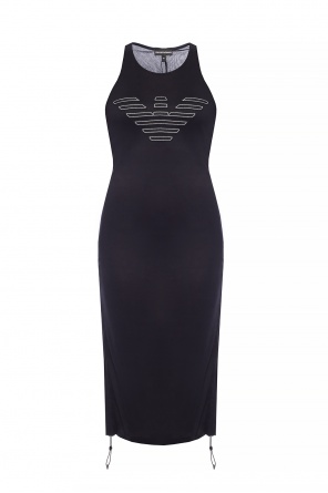 Dress with sewn-on logo, zdjęcie 1 Dress with sewn-on logo od Emporio Armani